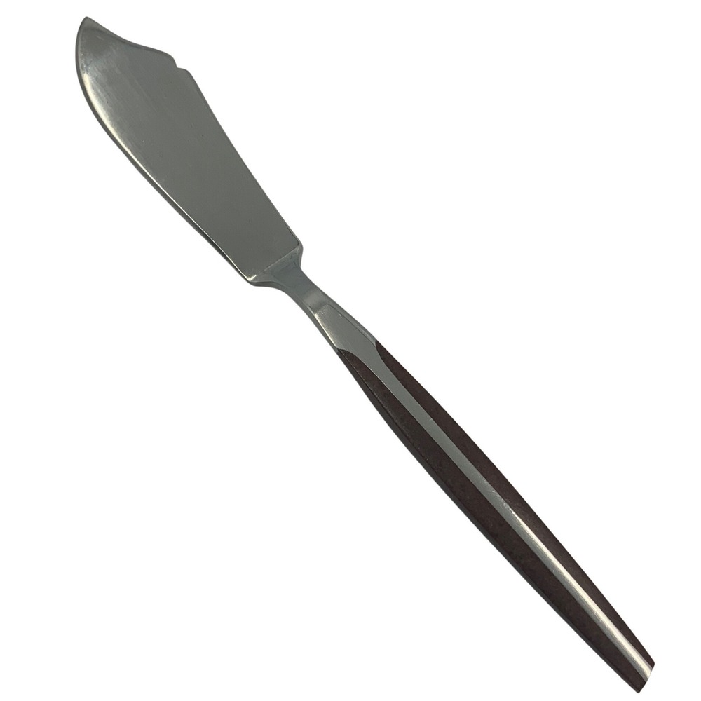 Vintage Weldon Master Butter Knife Stainless Steel Brown 6.25in